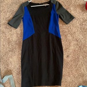 Black and Blue Dress